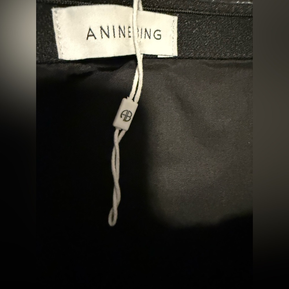ANINE BING Thea Top in Black in Color Black Size Small - Picture 11 of 11